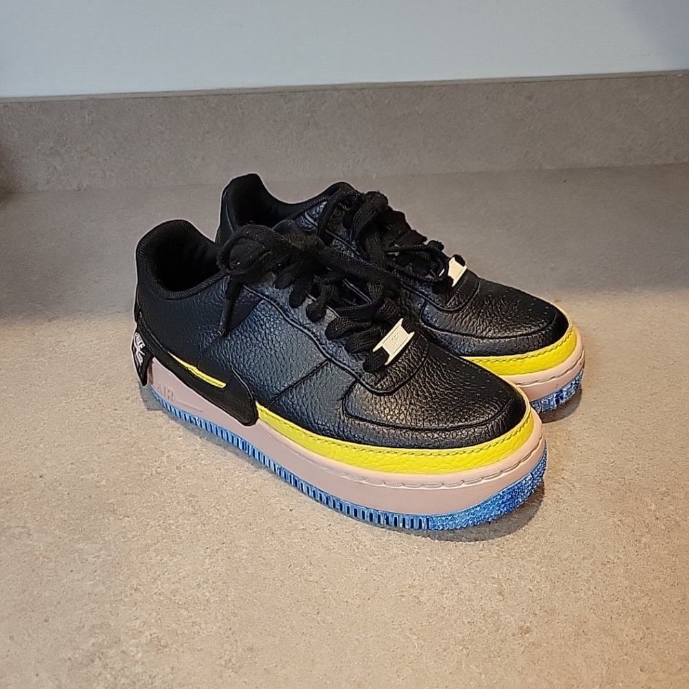 Nike AF 1 Jester XX SE Women's Black/Black-Sonic Yellow AT2497-001 SZ 6.5